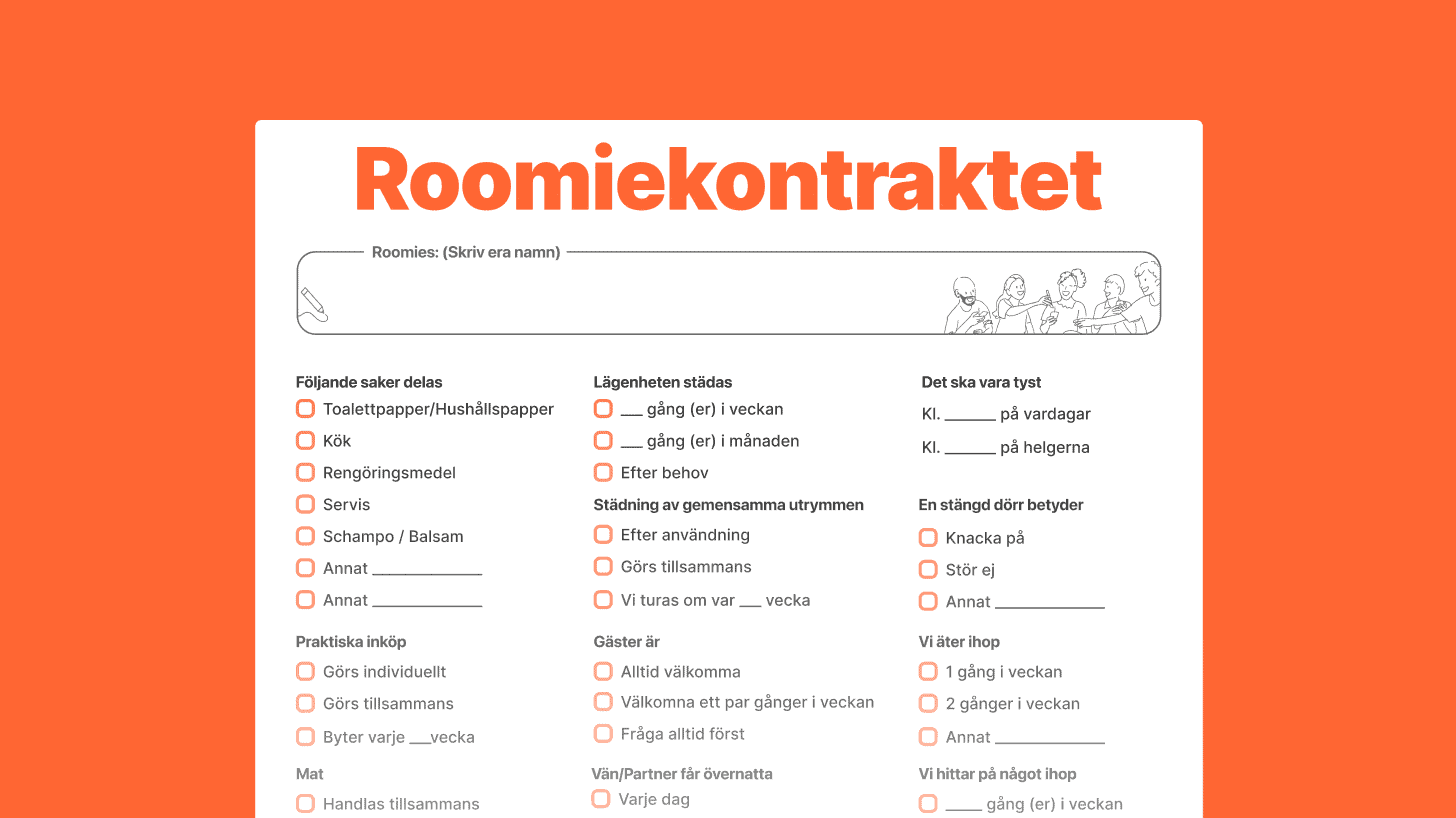 BostadsPortal Roomiekontraktet